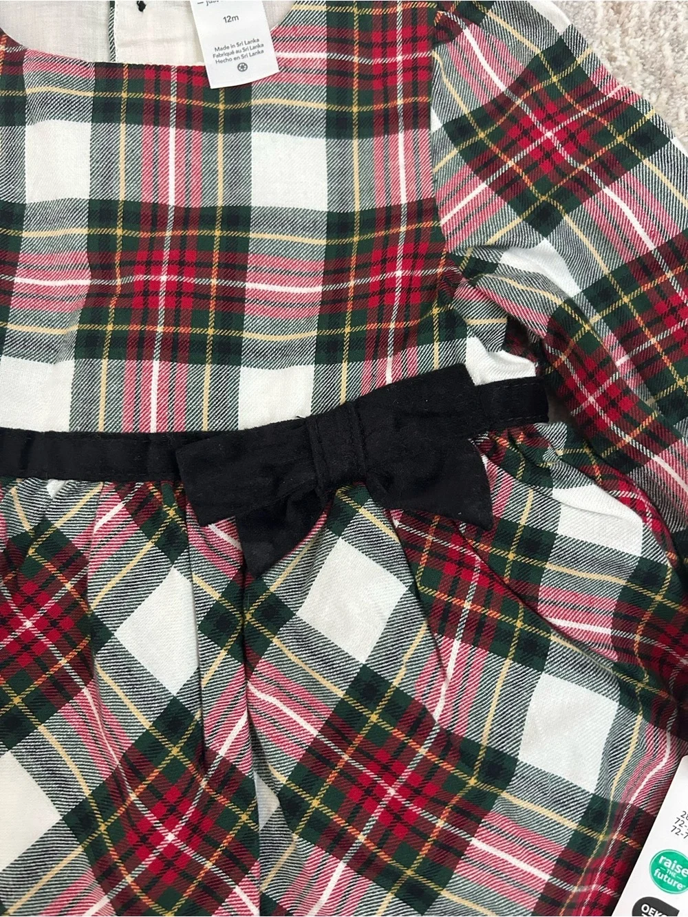 NWT Carter's Holiday Dress - size 12 months